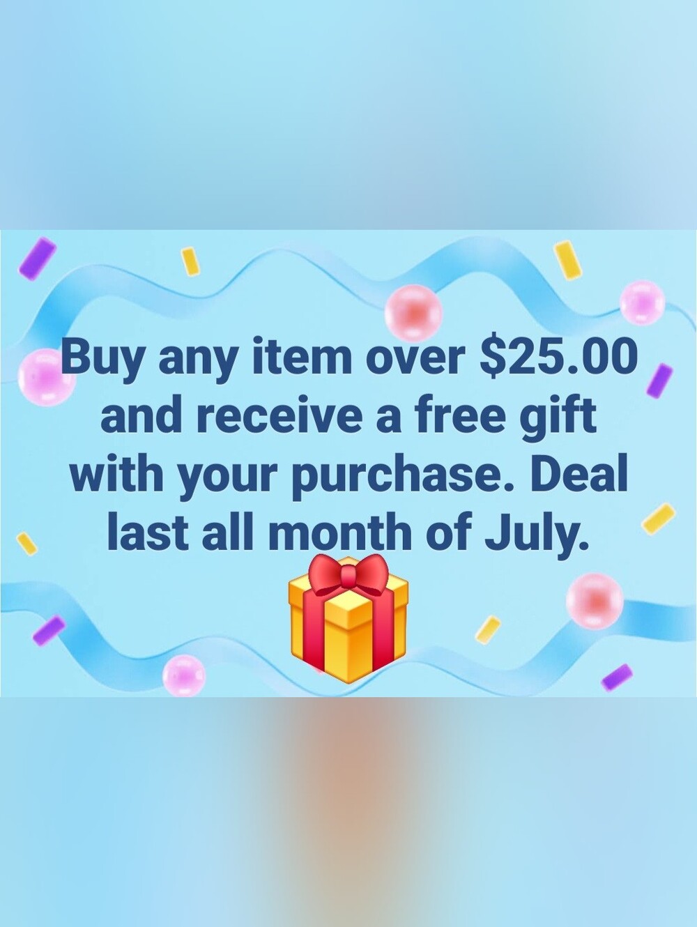 Blue Promotional Sale Post